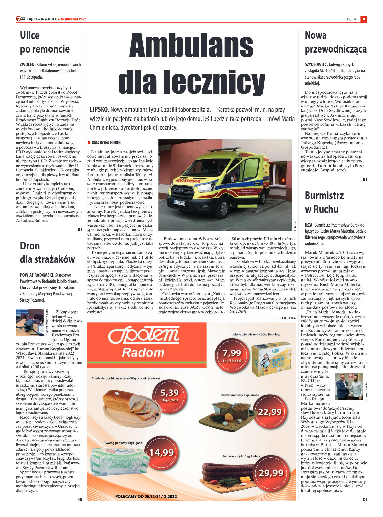 Tygodnik "7 Dni" nr 844 z dn. 9.12.2022 r. - strona 9