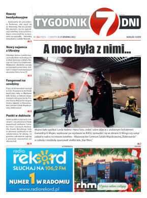 Tygodnik "7 Dni" nr 844 z dn. 9.12.2022 r. - strona 1