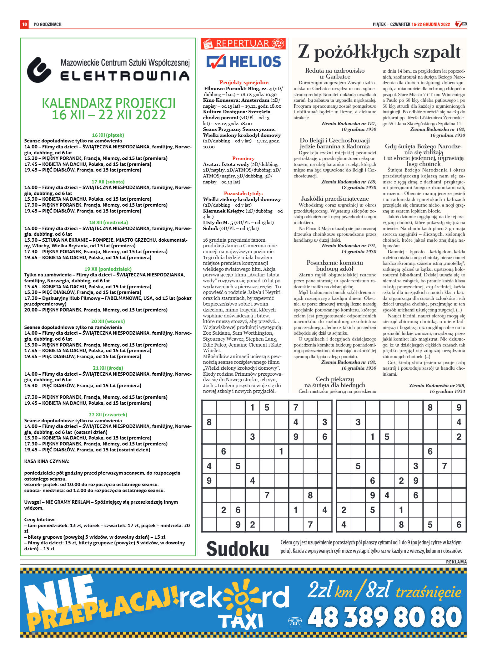 Tygodnik "7 Dni" nr 845 z dn. 16.12.2022 r. - strona 10