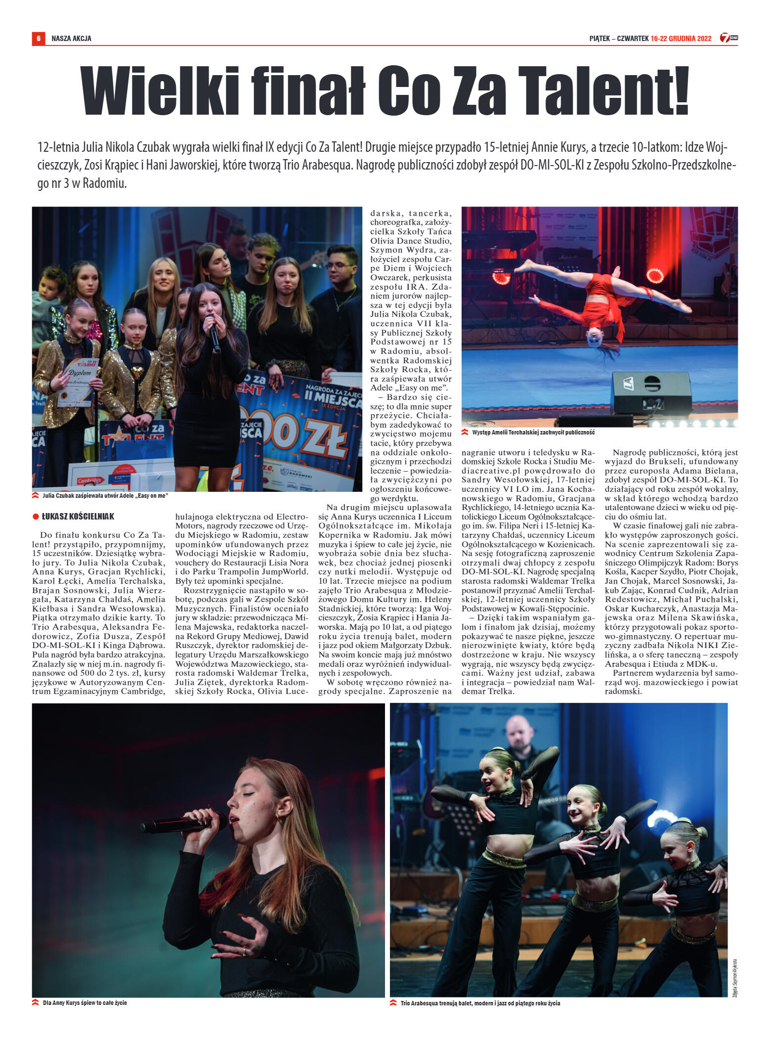 Tygodnik "7 Dni" nr 845 z dn. 16.12.2022 r. - strona 6