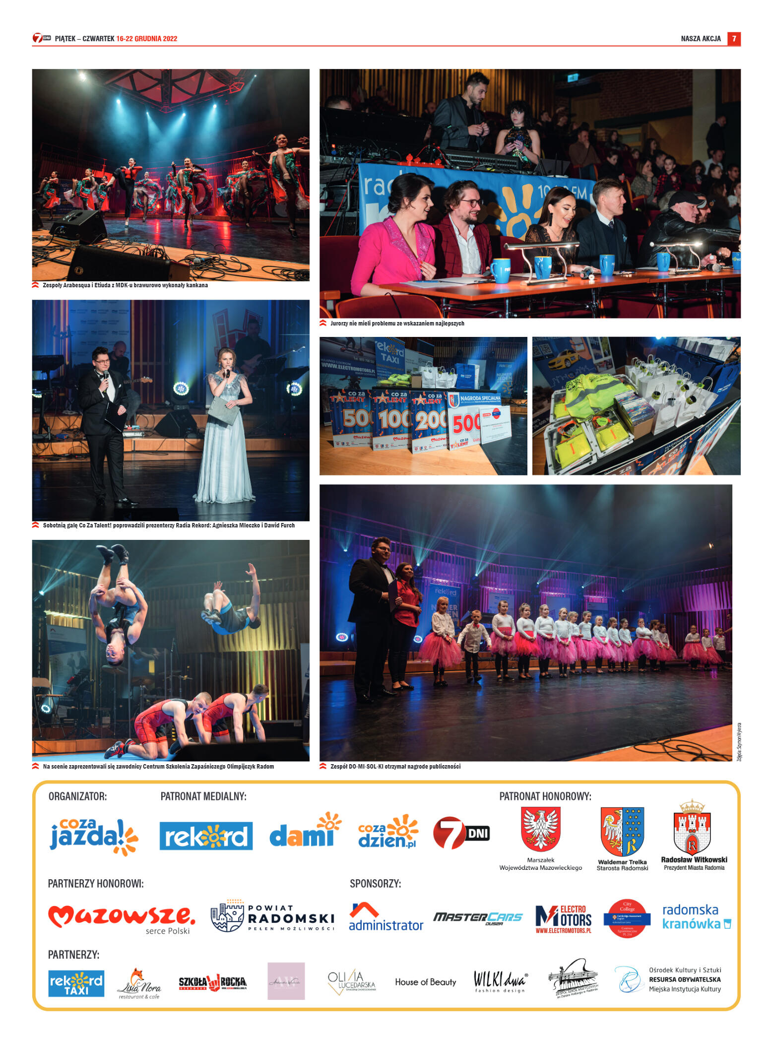 Tygodnik "7 Dni" nr 845 z dn. 16.12.2022 r. - strona 7