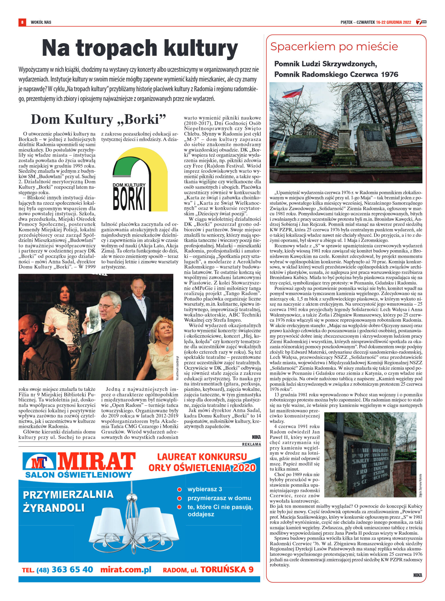 Tygodnik "7 Dni" nr 845 z dn. 16.12.2022 r. - strona 8