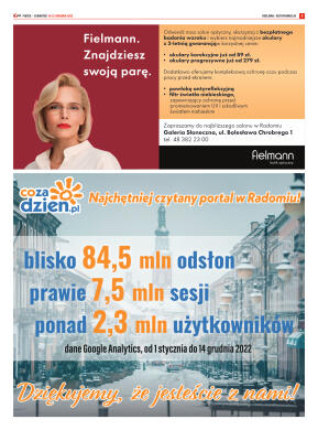 Tygodnik "7 Dni" nr 845 z dn. 16.12.2022 r. - strona 5