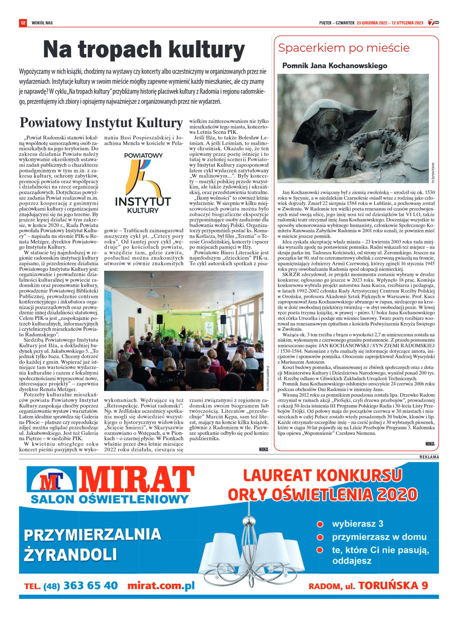 Tygodnik "7 Dni" nr 846 z dn. 23.12.2022 r. - strona 12