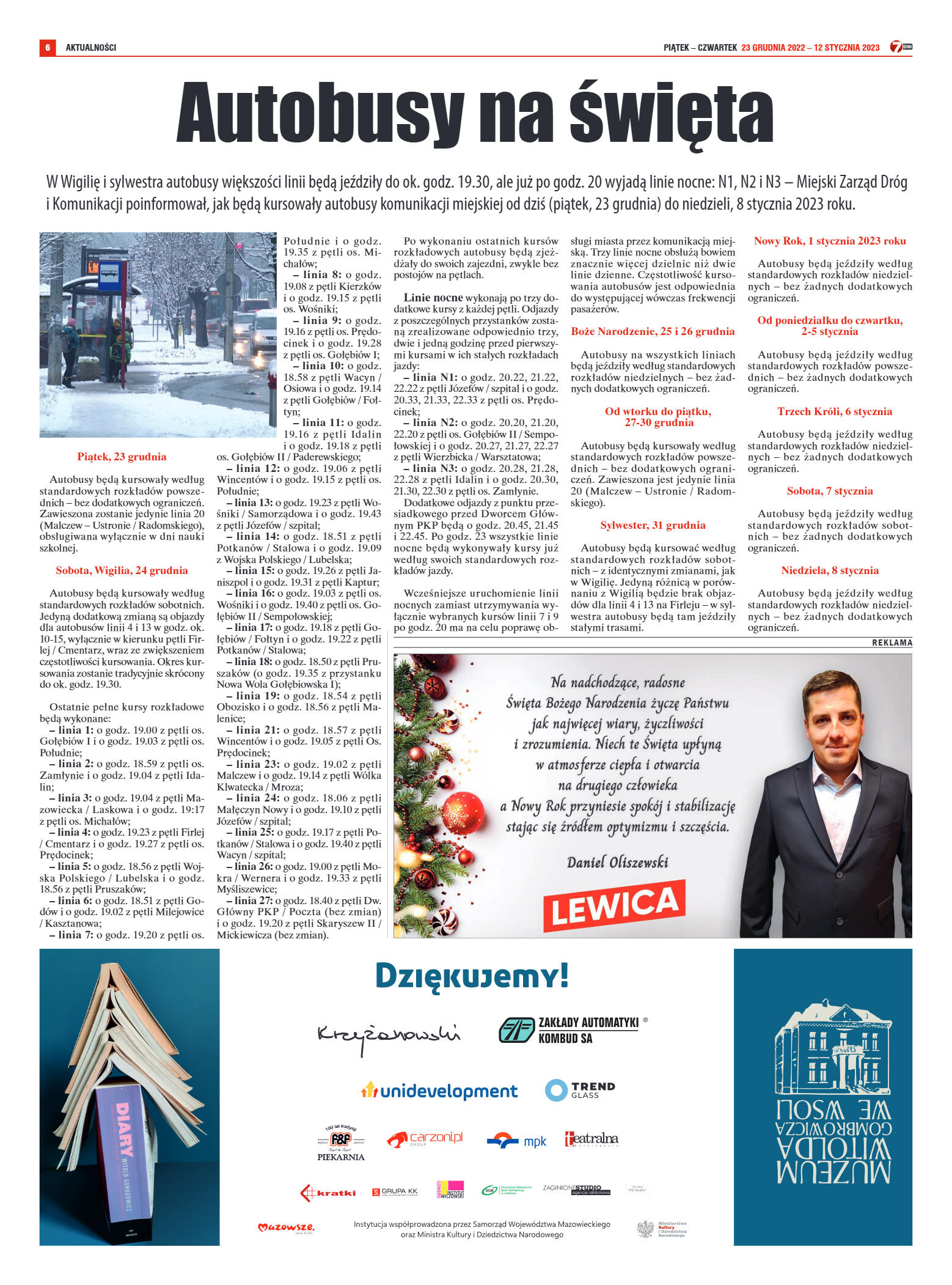 Tygodnik "7 Dni" nr 846 z dn. 23.12.2022 r. - strona 6