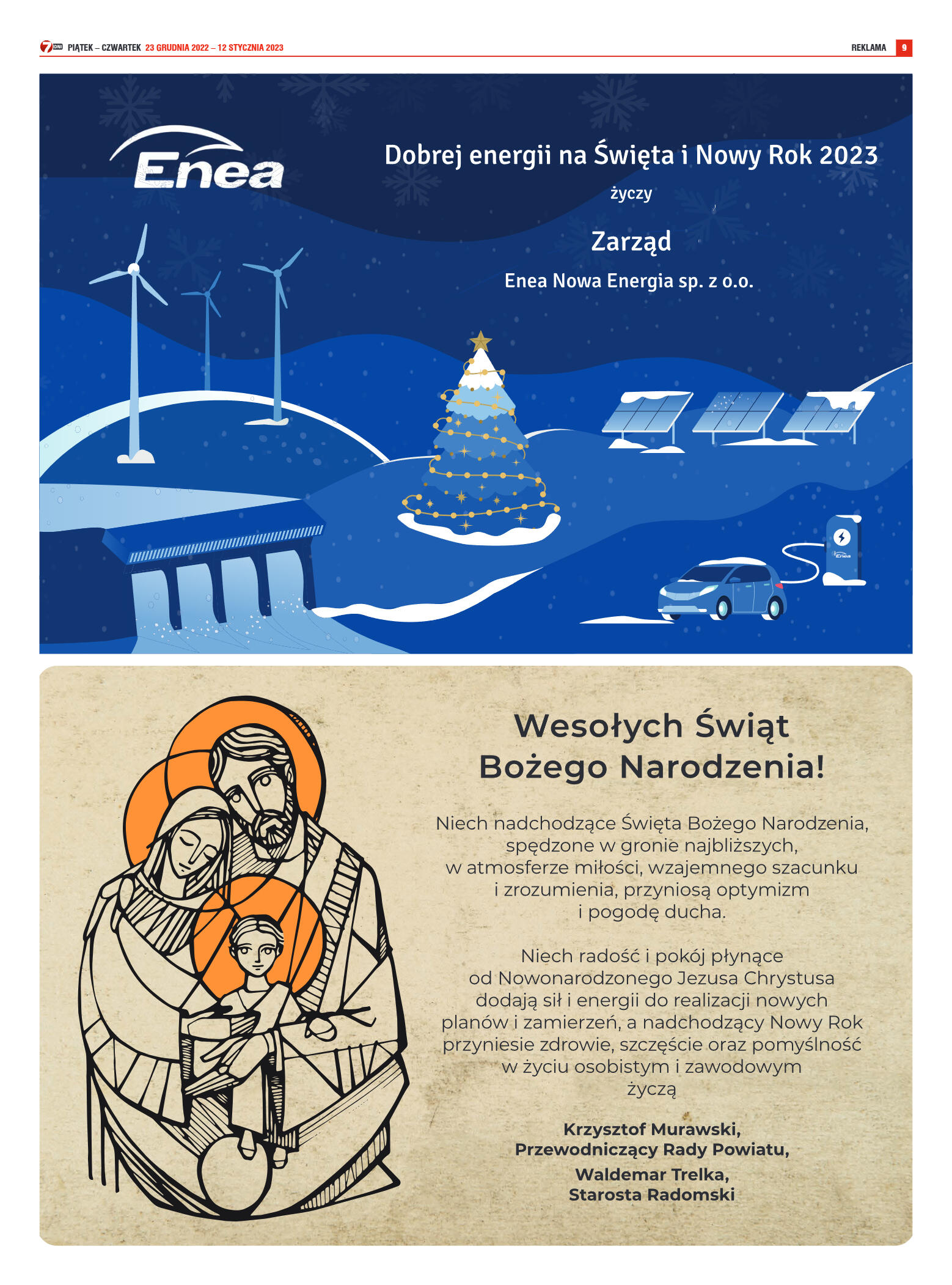 Tygodnik "7 Dni" nr 846 z dn. 23.12.2022 r. - strona 9