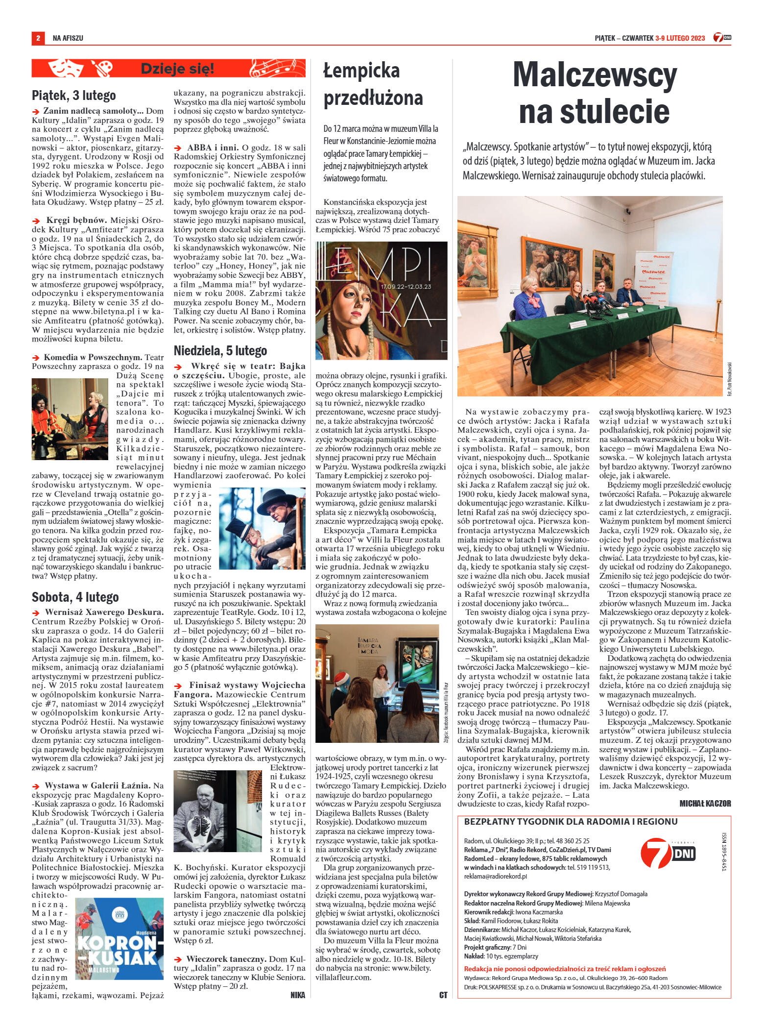 Tygodnik "7 Dni" nr 850 z dn. 03.02.2023 r. - strona 2