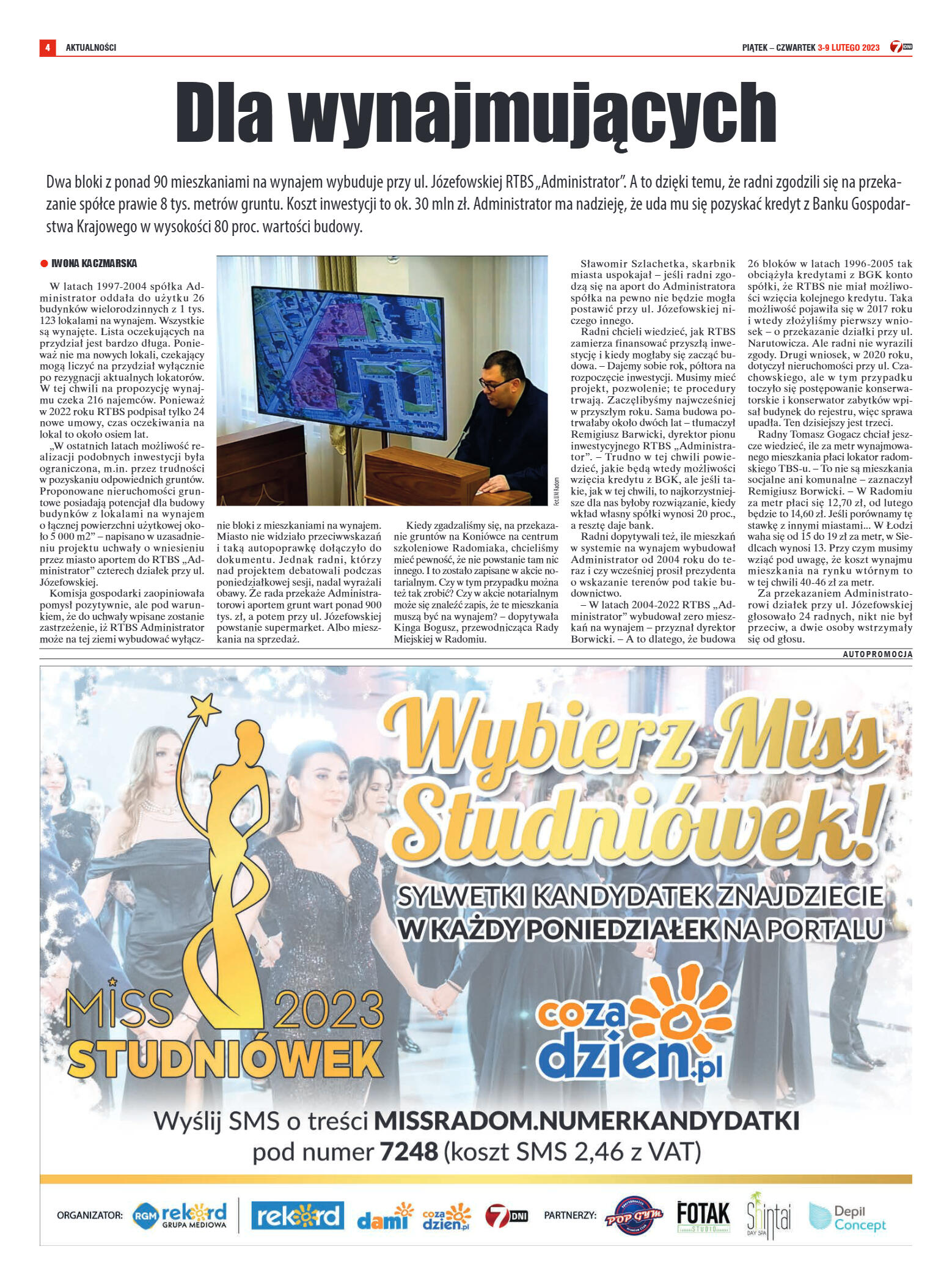 Tygodnik "7 Dni" nr 850 z dn. 03.02.2023 r. - strona 4