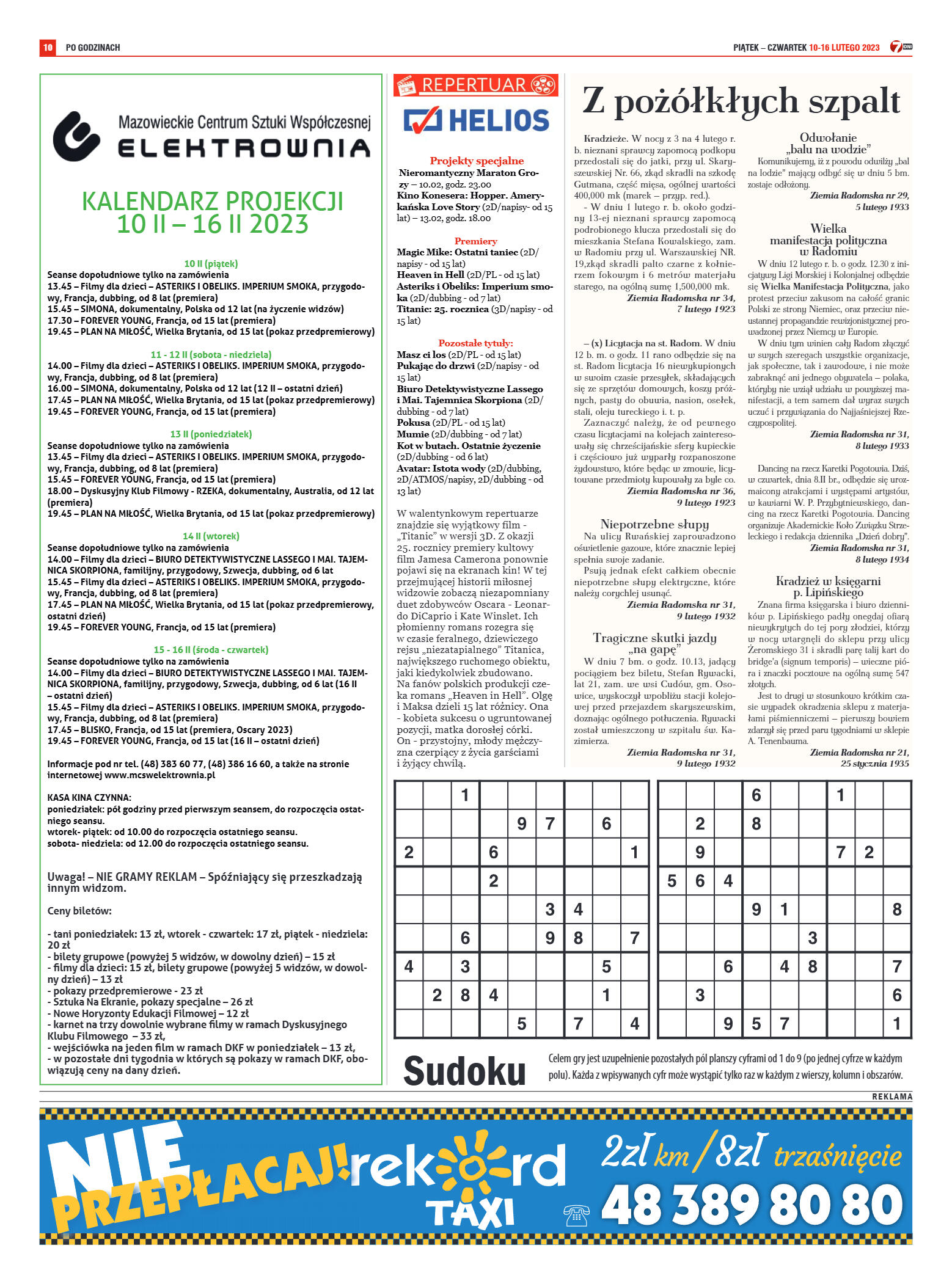 Tygodnik "7 Dni" nr 851 z dn. 10.02.2023 r. - strona 10