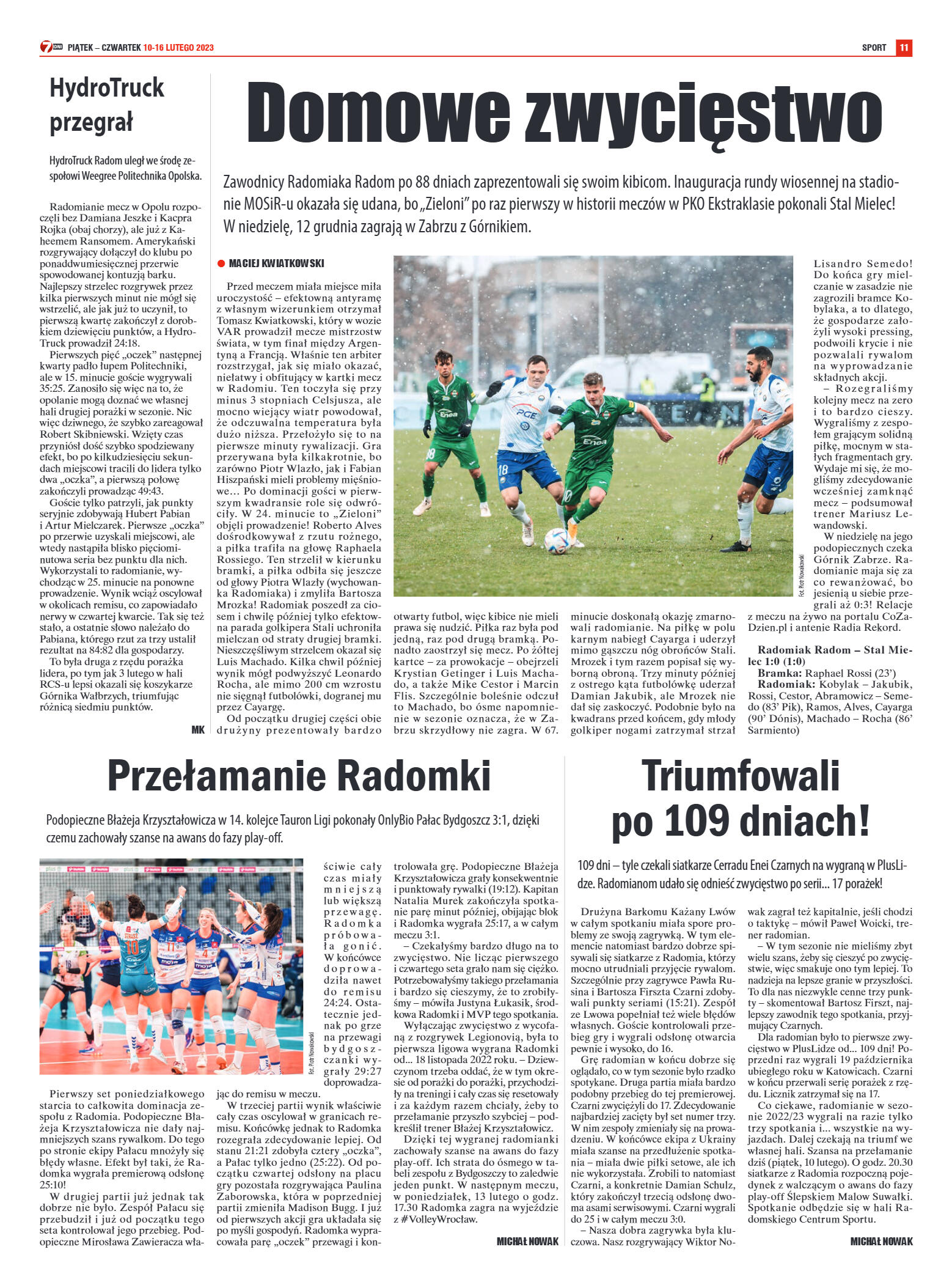 Tygodnik "7 Dni" nr 851 z dn. 10.02.2023 r. - strona 11