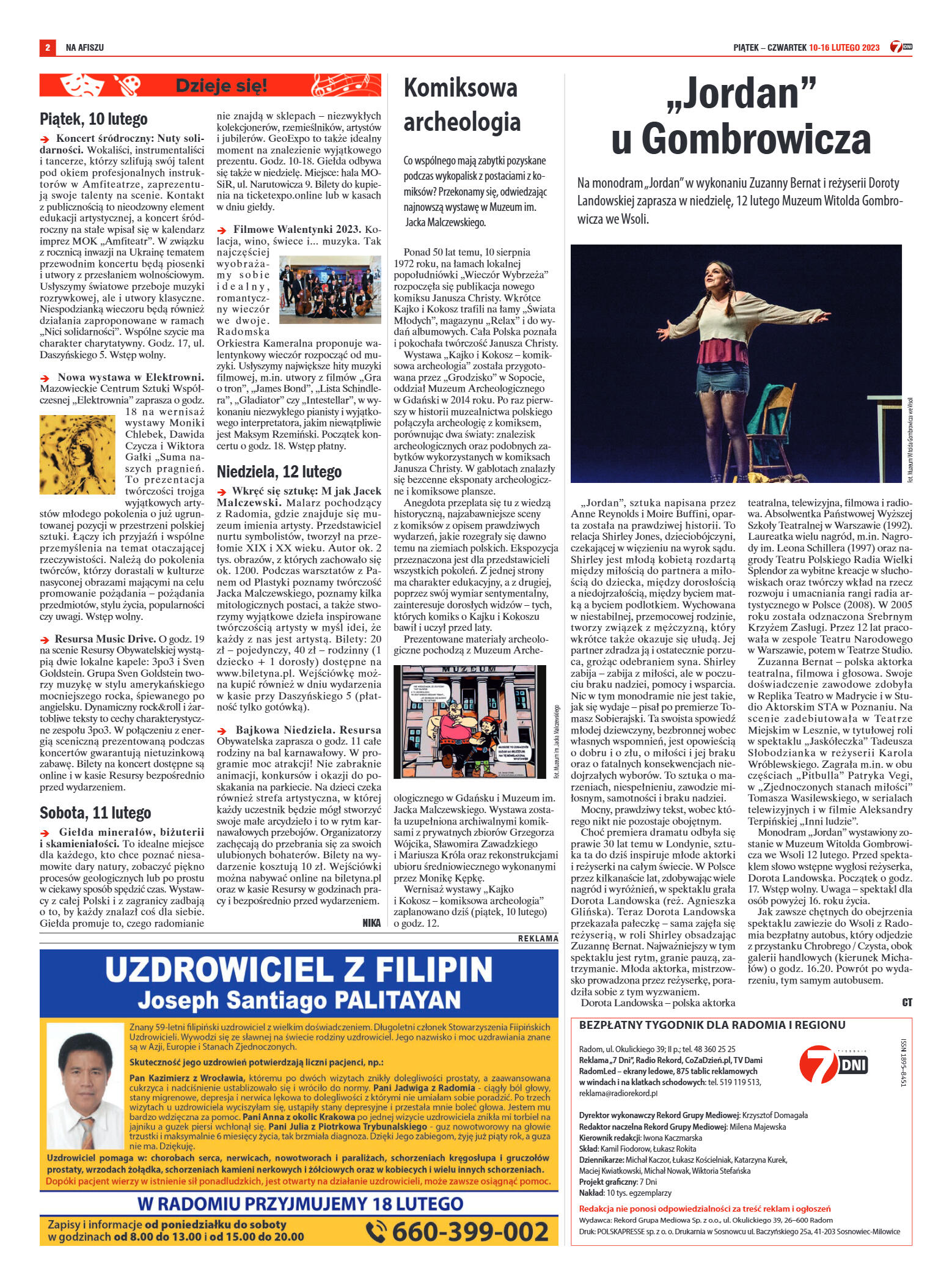 Tygodnik "7 Dni" nr 851 z dn. 10.02.2023 r. - strona 2