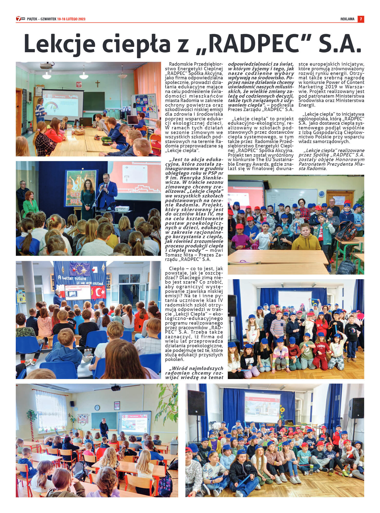 Tygodnik "7 Dni" nr 851 z dn. 10.02.2023 r. - strona 7