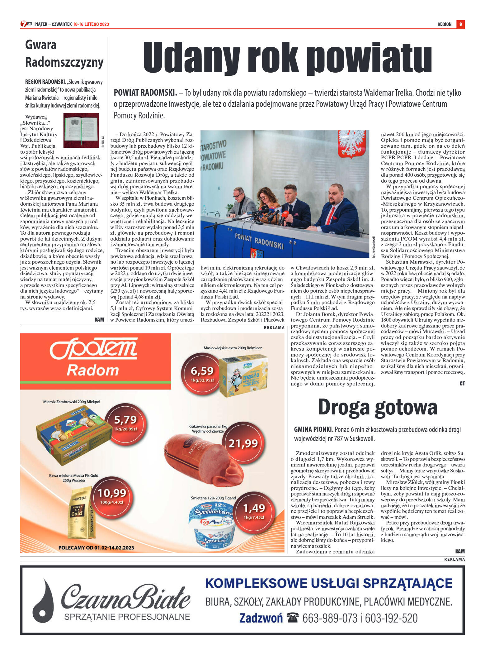 Tygodnik "7 Dni" nr 851 z dn. 10.02.2023 r. - strona 9