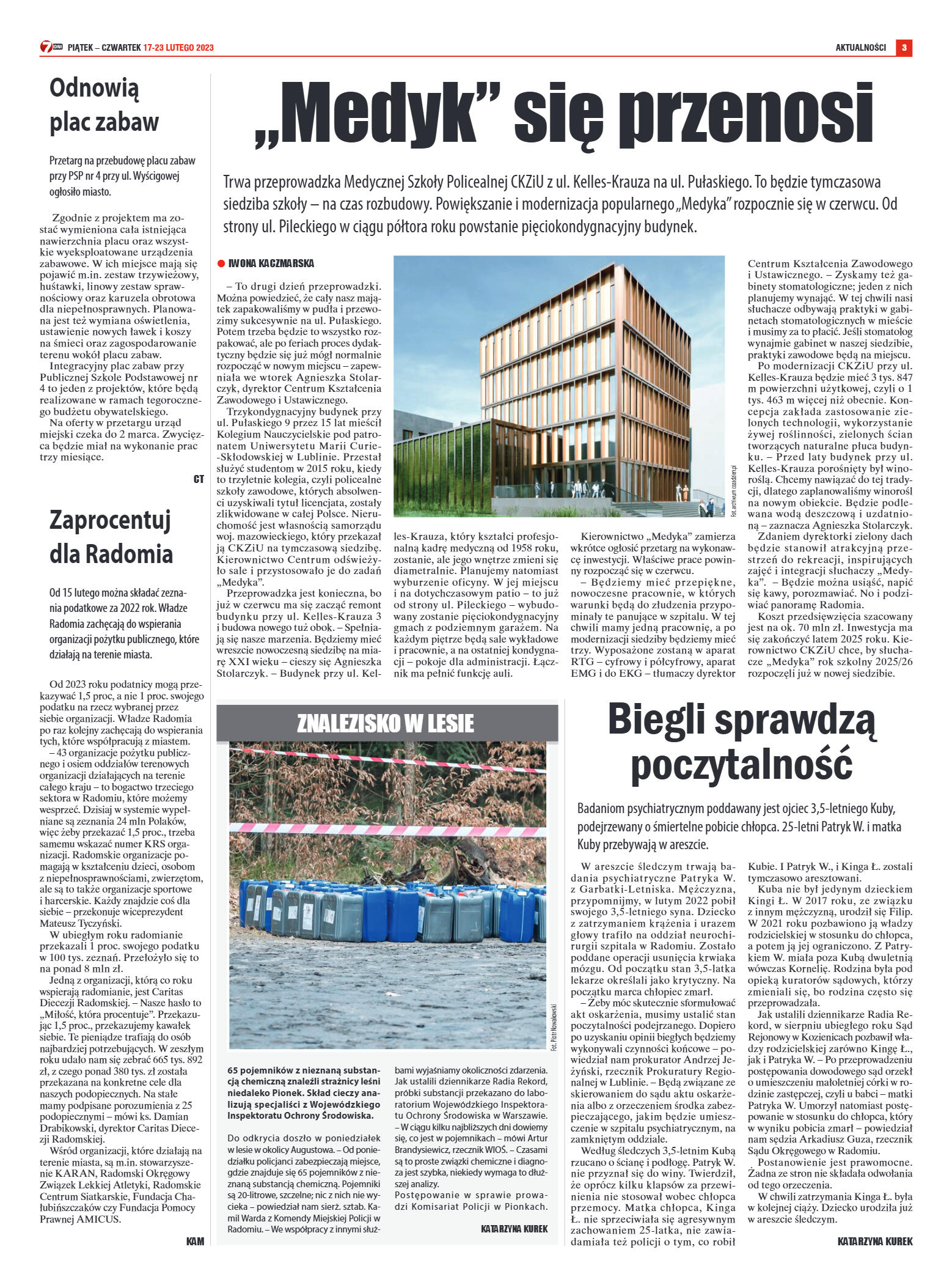 Tygodnik "7 Dni" nr 852 z dn. 17.02.2023 r. - strona 3