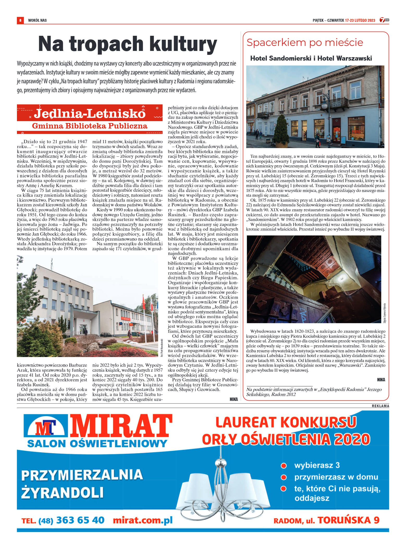 Tygodnik "7 Dni" nr 852 z dn. 17.02.2023 r. - strona 8