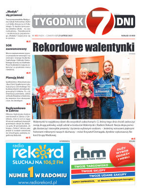 Tygodnik "7 Dni" nr 852 z dn. 17.02.2023 r. - strona 1