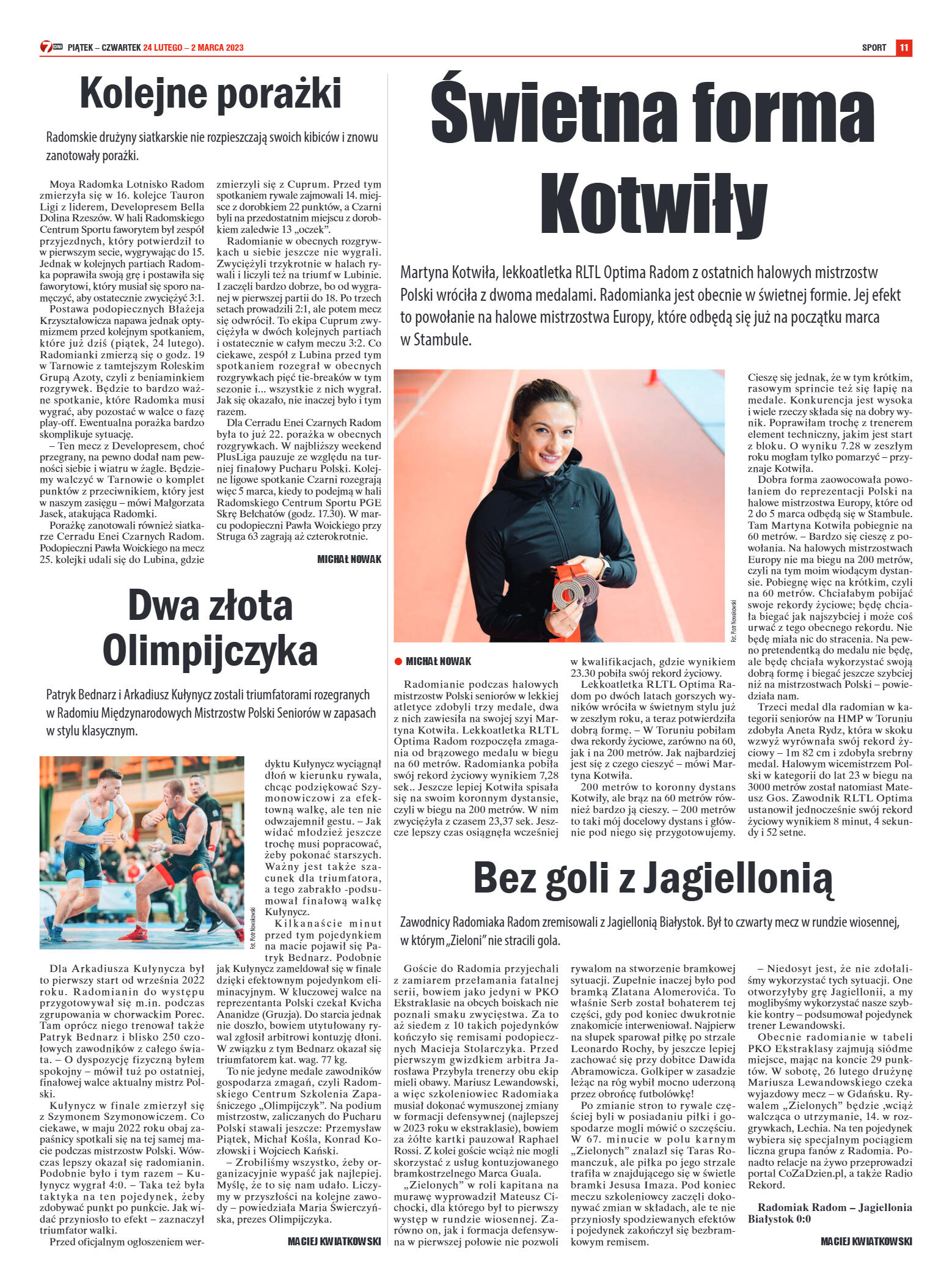 Tygodnik "7 Dni" nr 853 z dn. 24.02.2023 r. - strona 11