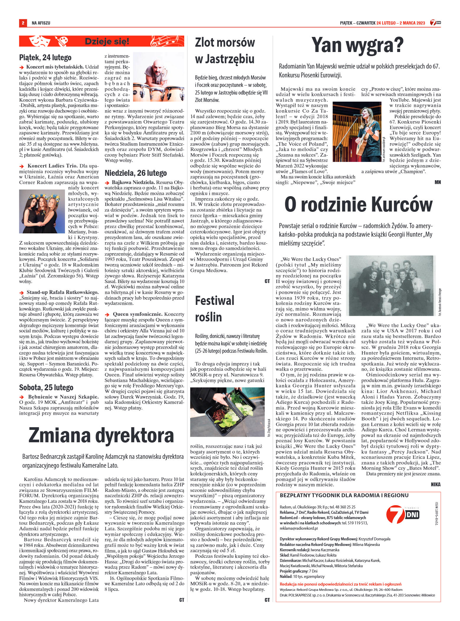Tygodnik "7 Dni" nr 853 z dn. 24.02.2023 r. - strona 2