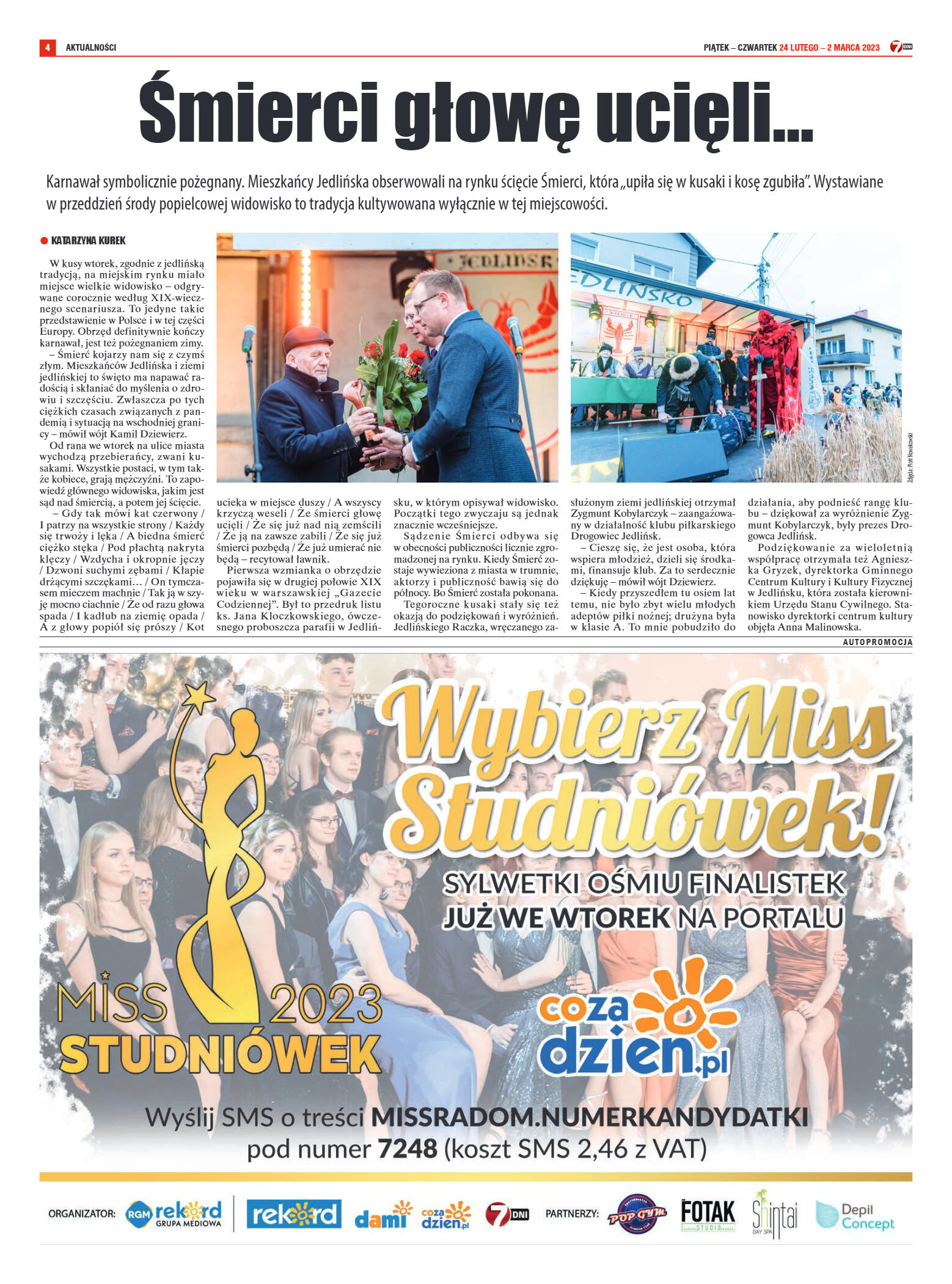 Tygodnik "7 Dni" nr 853 z dn. 24.02.2023 r. - strona 4