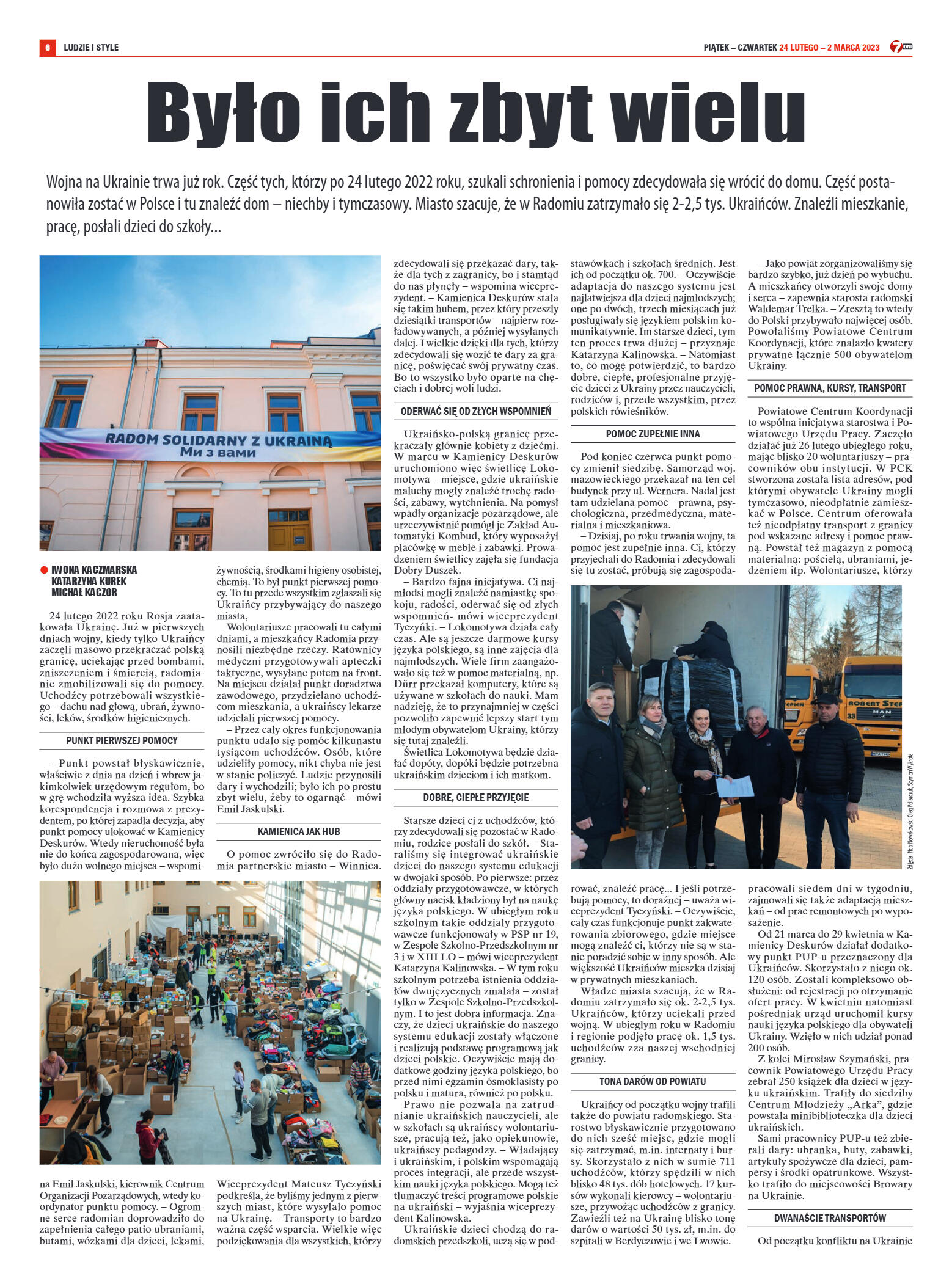 Tygodnik "7 Dni" nr 853 z dn. 24.02.2023 r. - strona 6