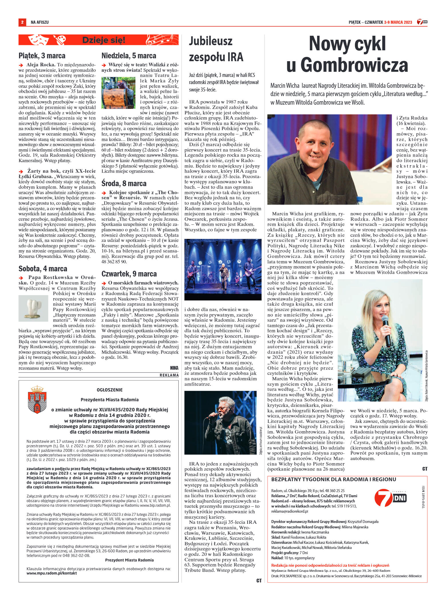 Tygodnik "7 Dni" nr 854 z dn. 03.03.2023 r. - strona 2