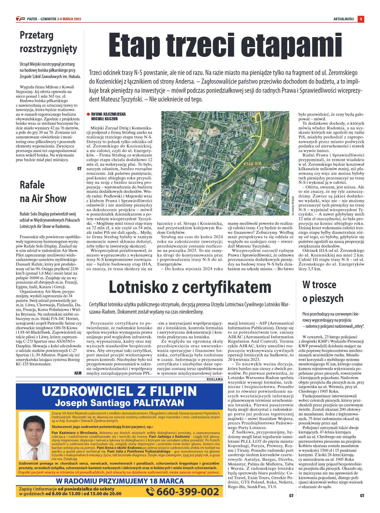 Tygodnik "7 Dni" nr 854 z dn. 03.03.2023 r. - strona 3