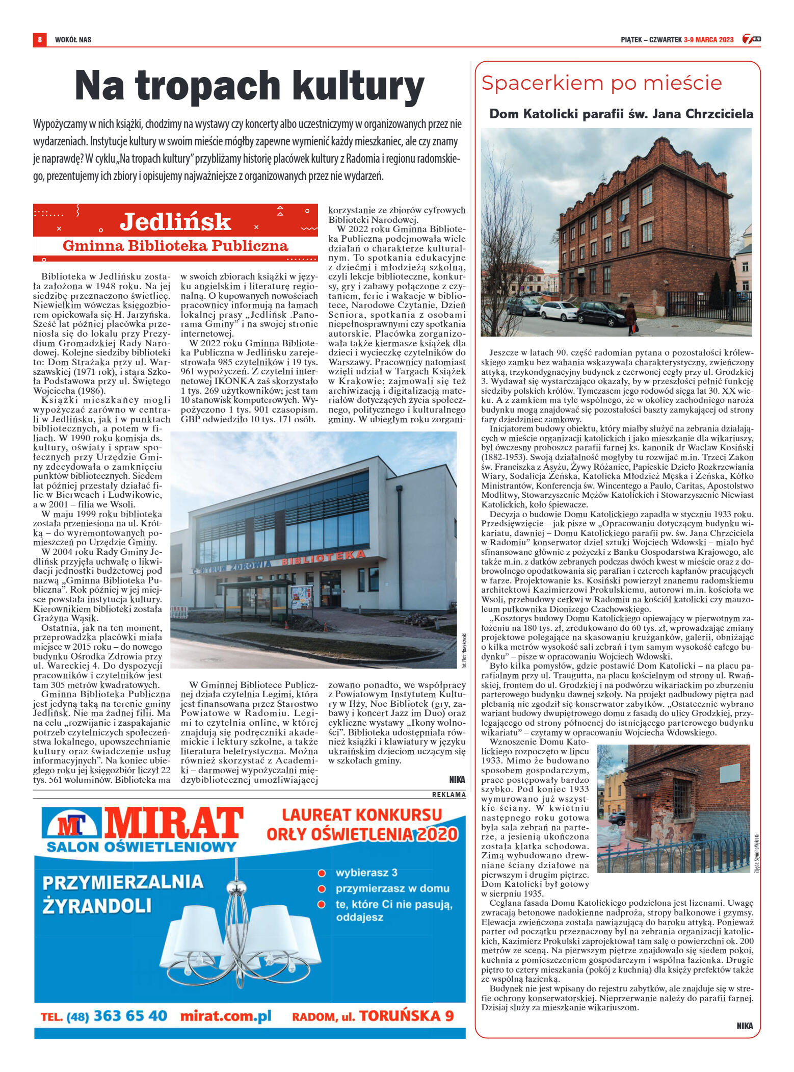 Tygodnik "7 Dni" nr 854 z dn. 03.03.2023 r. - strona 8