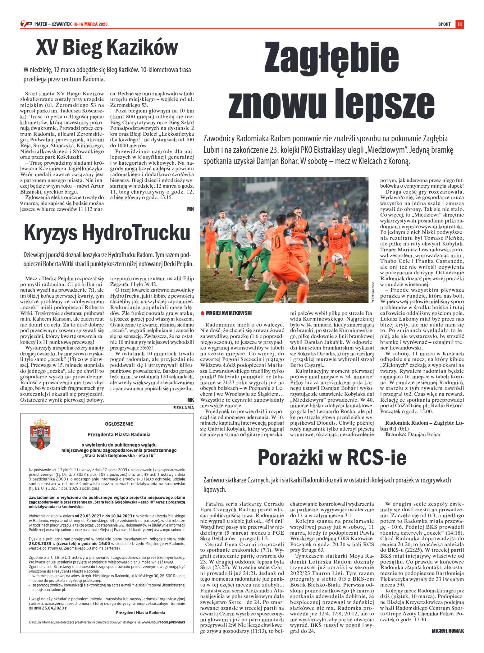 Tygodnik "7 Dni" nr 855 z dn. 10.03.2023 r. - strona 11