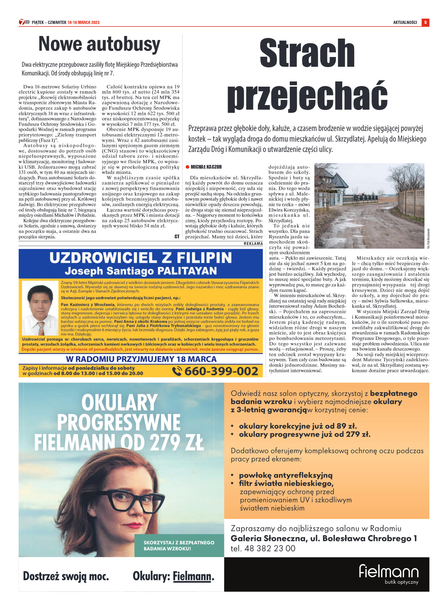 Tygodnik "7 Dni" nr 855 z dn. 10.03.2023 r. - strona 5