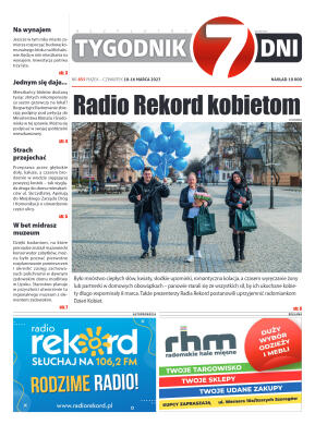 Tygodnik "7 Dni" nr 855 z dn. 10.03.2023 r. - strona 1