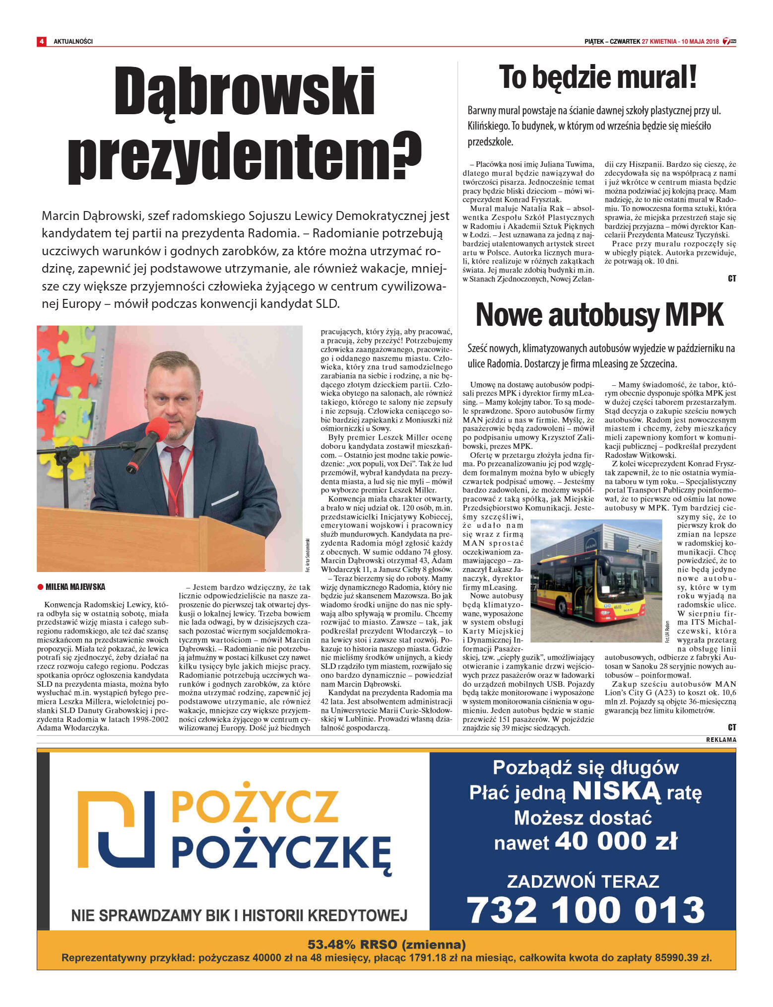 Tygodnik "7 Dni" nr 633 z dn. 26.04.2018 - strona 4
