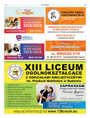 Tygodnik "7 Dni" nr 633 z dn. 26.04.2018 - strona 15