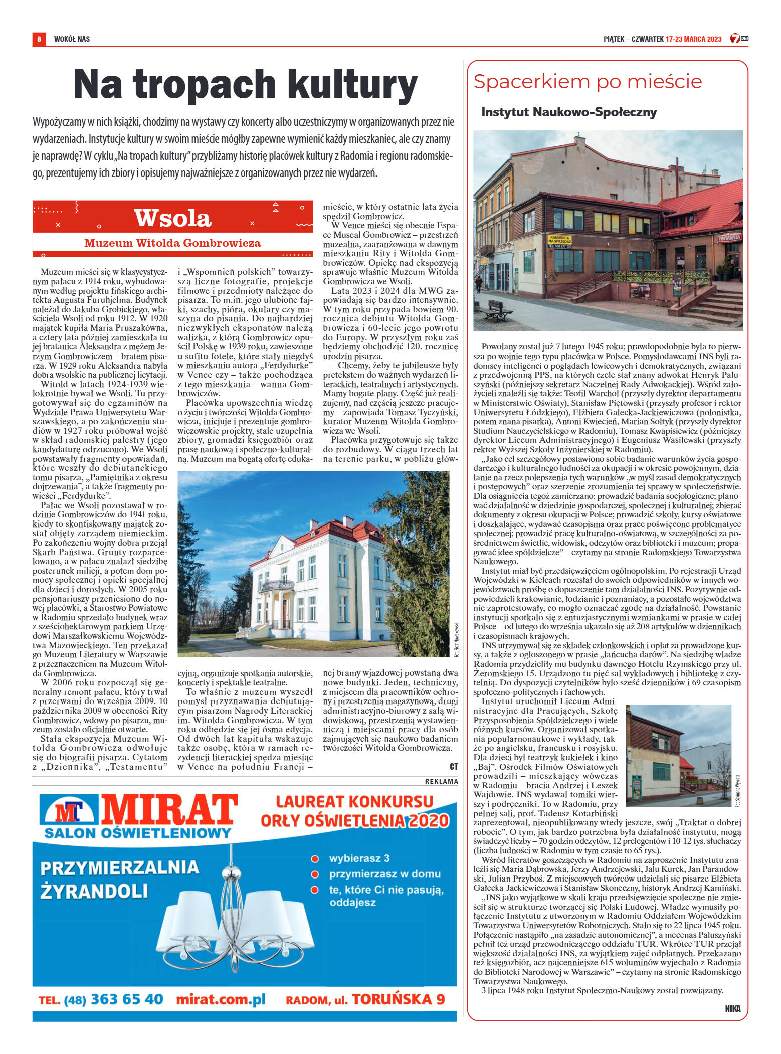 Tygodnik "7 Dni" nr 856 z dn. 17.03.2023 r. - strona 8