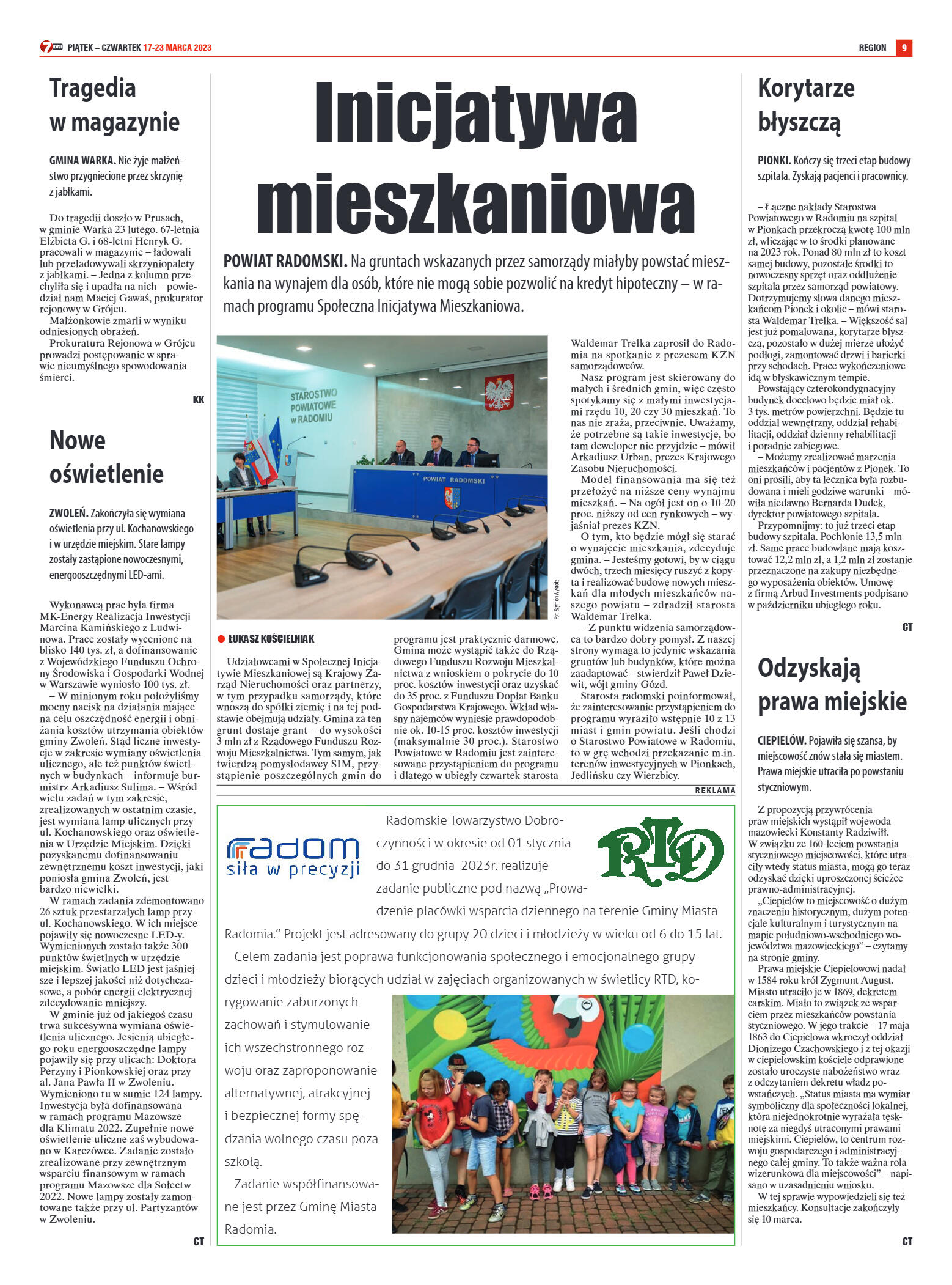 Tygodnik "7 Dni" nr 856 z dn. 17.03.2023 r. - strona 9