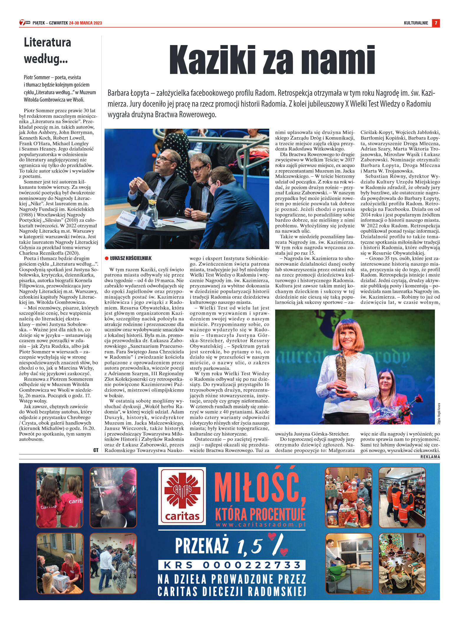 Tygodnik "7 Dni" nr 857 z dn. 24.03.2023 r. - strona 7