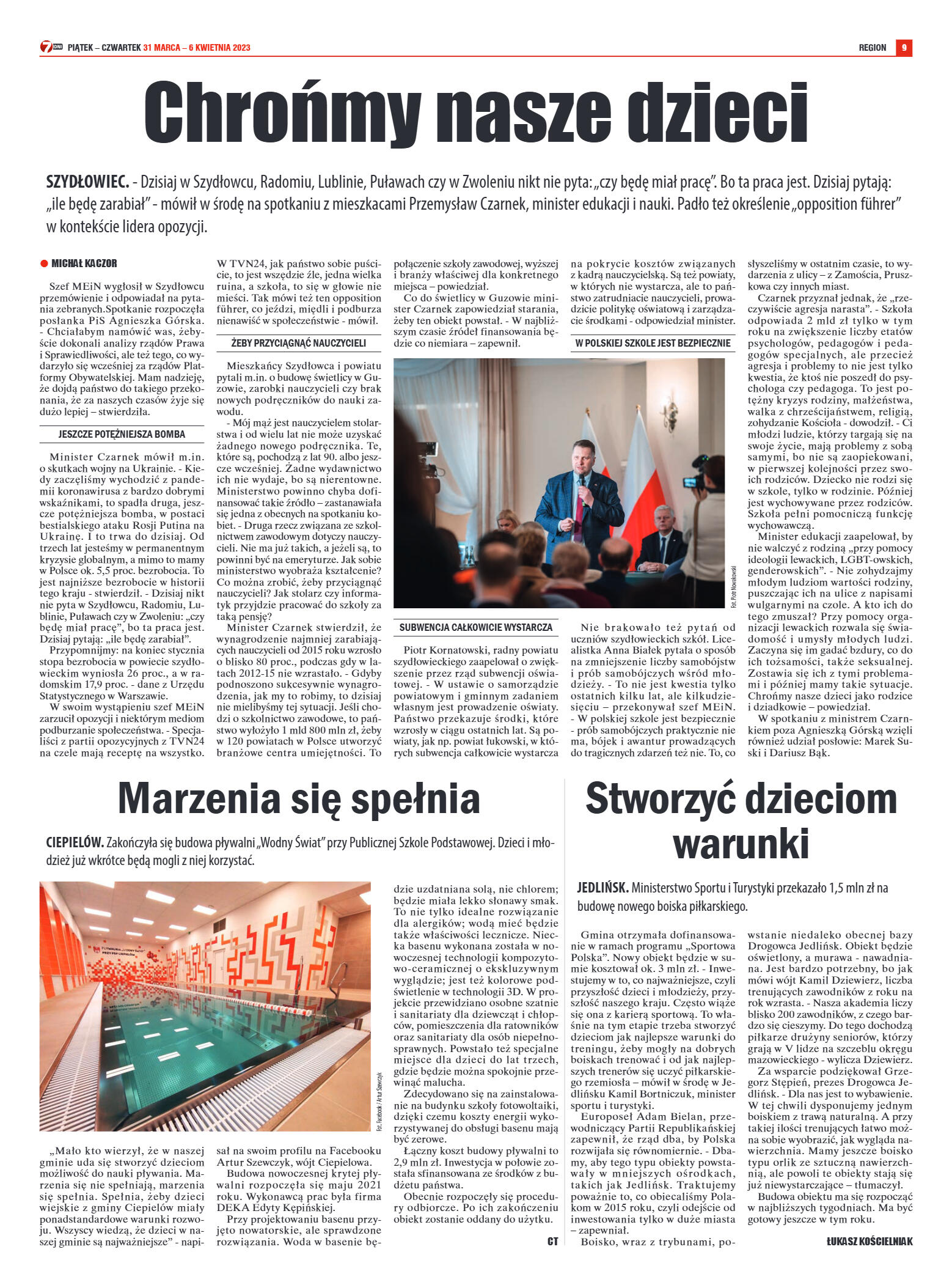 Tygodnik "7 Dni" nr 858 z dn. 31.03.2023 r. - strona 13