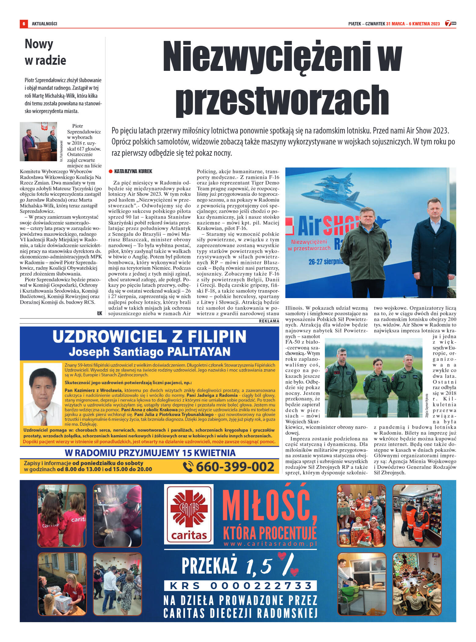 Tygodnik "7 Dni" nr 858 z dn. 31.03.2023 r. - strona 6