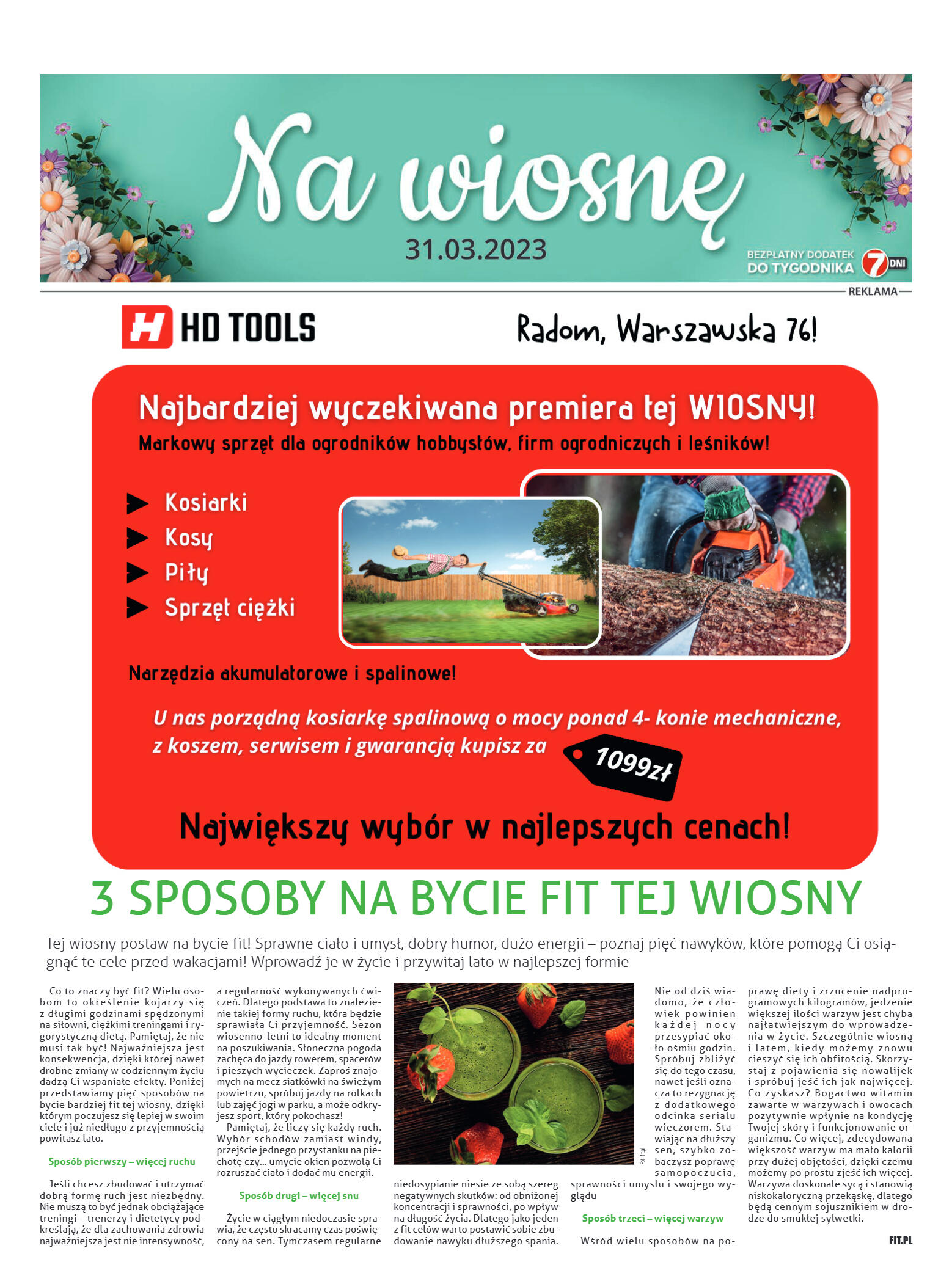 Tygodnik "7 Dni" nr 858 z dn. 31.03.2023 r. - strona 7