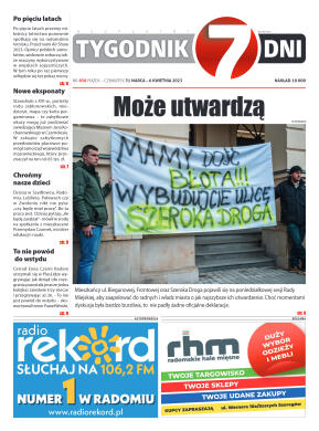 Tygodnik "7 Dni" nr 858 z dn. 31.03.2023 r. - strona 1