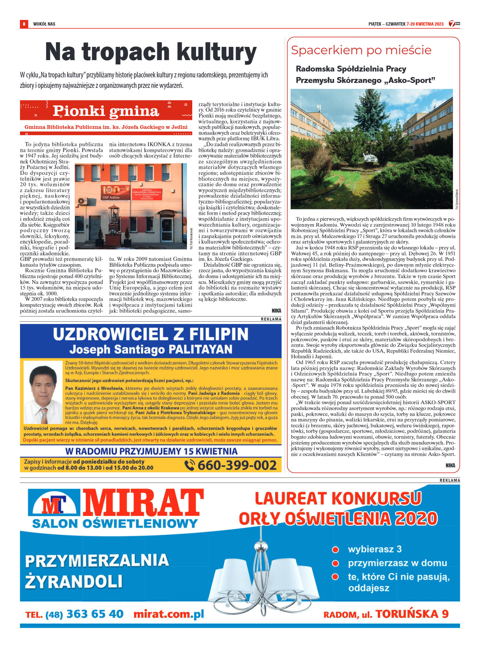 Tygodnik "7 Dni" nr 859 z dn. 7.04.2023 r. - strona 8