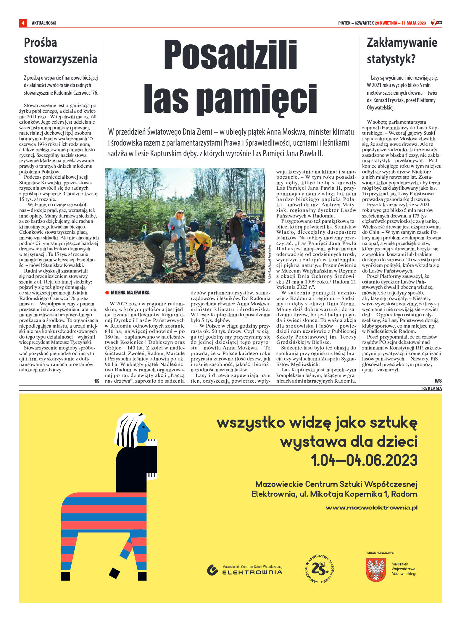 Tygodnik "7 Dni" nr 861 z dn. 28.04.2023 r. - strona 4