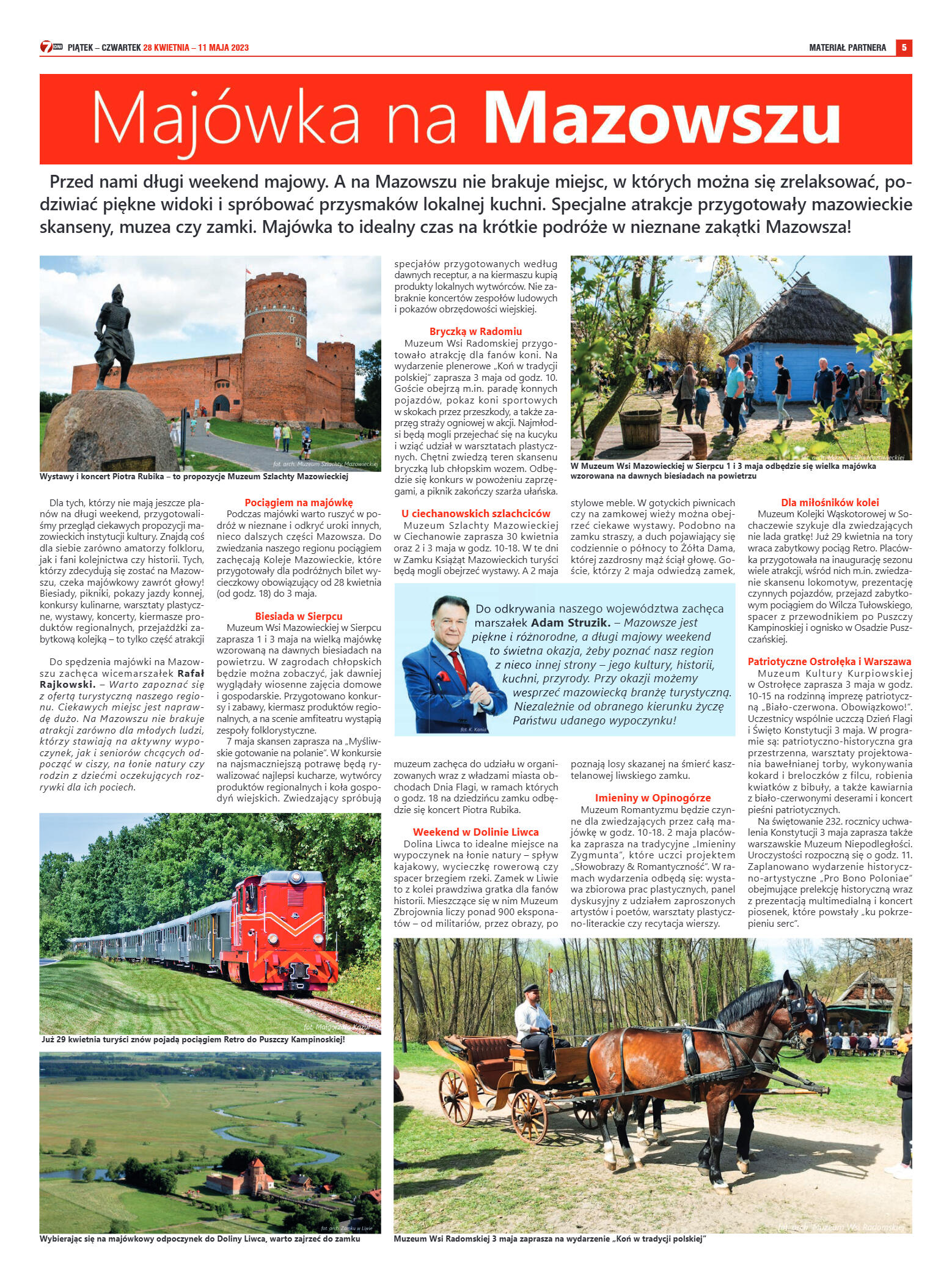 Tygodnik "7 Dni" nr 861 z dn. 28.04.2023 r. - strona 5