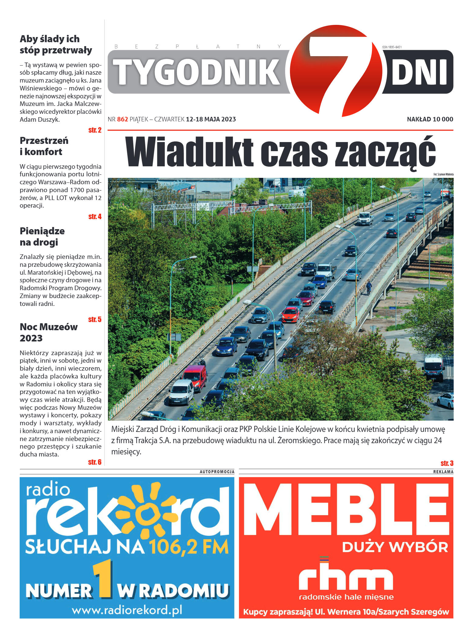 Tygodnik "7 Dni" nr 862 z dn. 12.05.2023 r. - strona 1