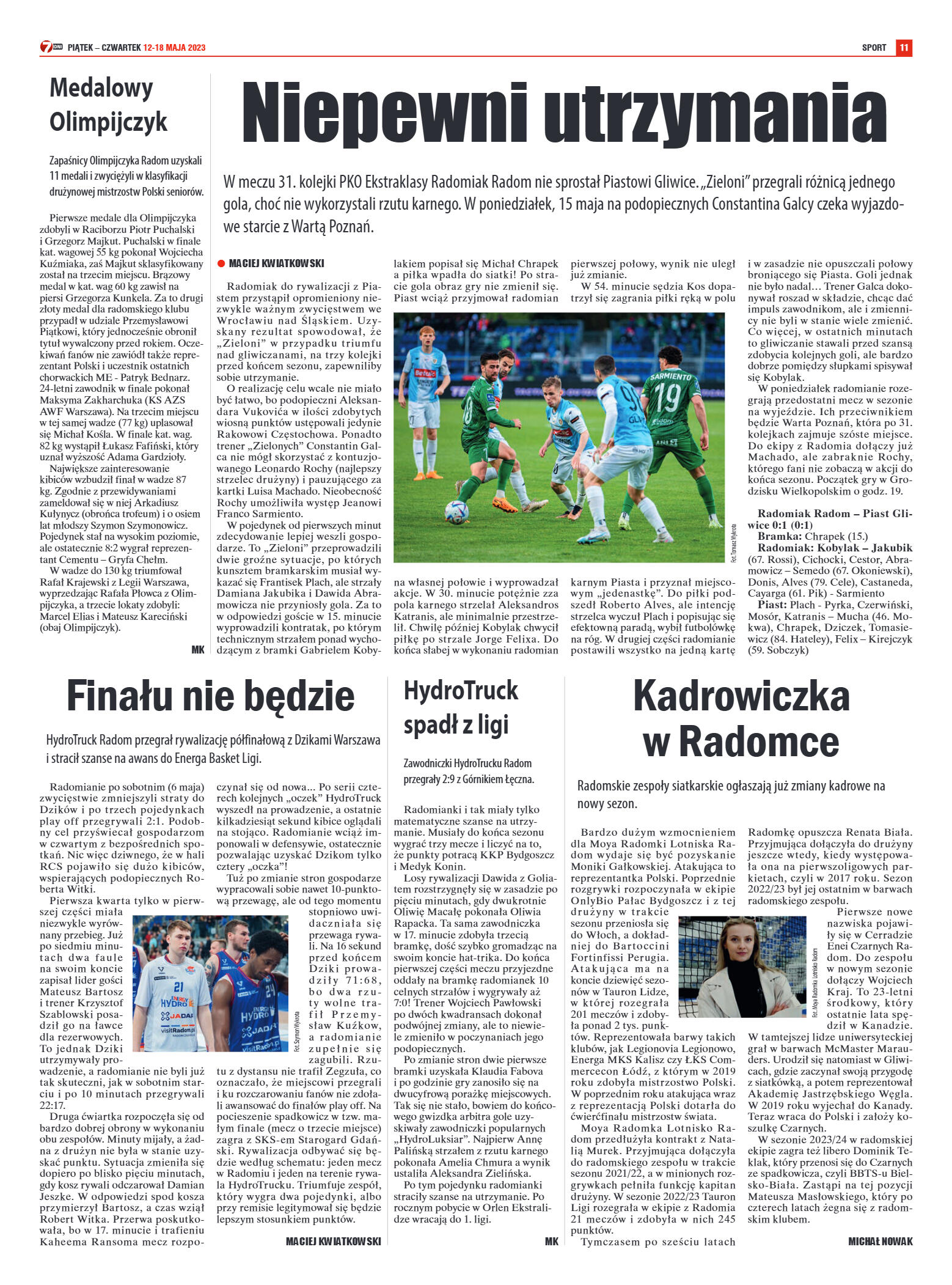 Tygodnik "7 Dni" nr 862 z dn. 12.05.2023 r. - strona 11