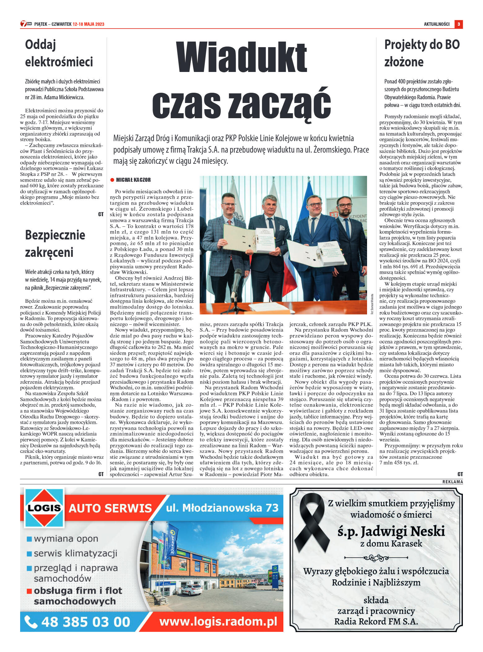 Tygodnik "7 Dni" nr 862 z dn. 12.05.2023 r. - strona 3