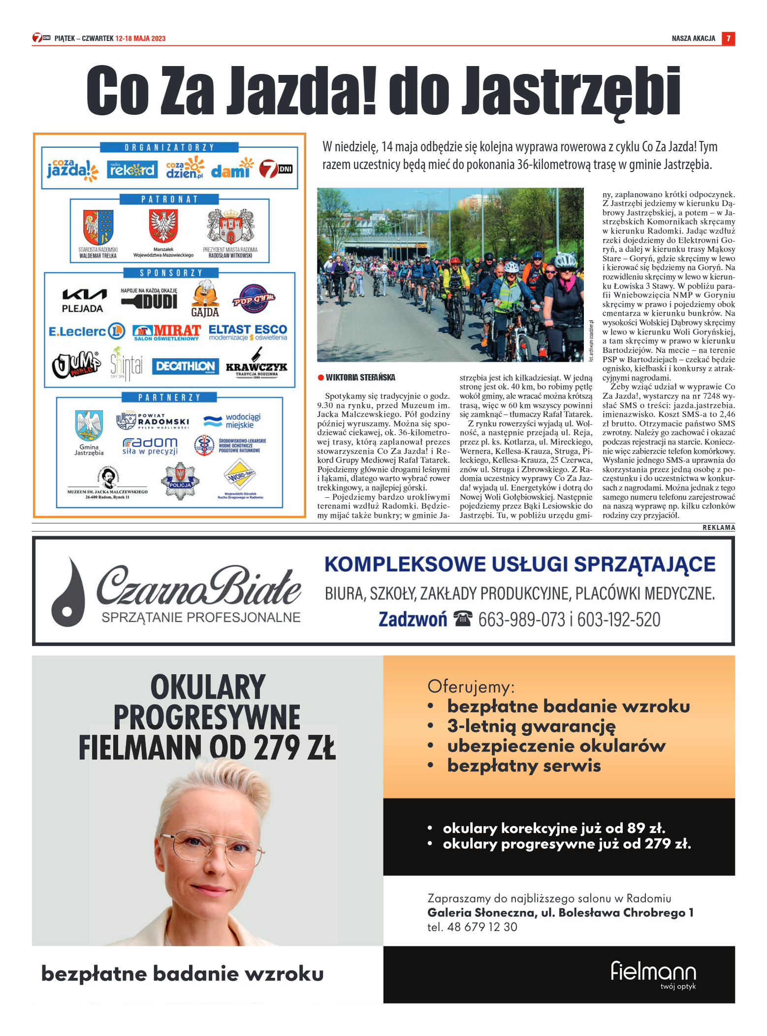 Tygodnik "7 Dni" nr 862 z dn. 12.05.2023 r. - strona 7