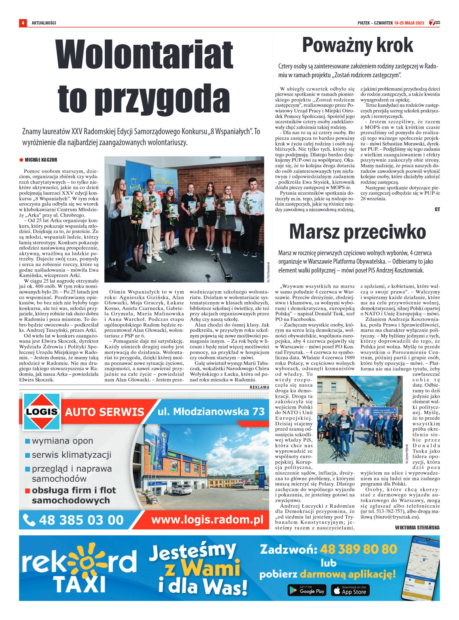 Tygodnik "7 Dni" nr 863 z dn. 19.05.2023 r. - strona 4