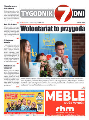 Tygodnik "7 Dni" nr 863 z dn. 19.05.2023 r. - strona 1
