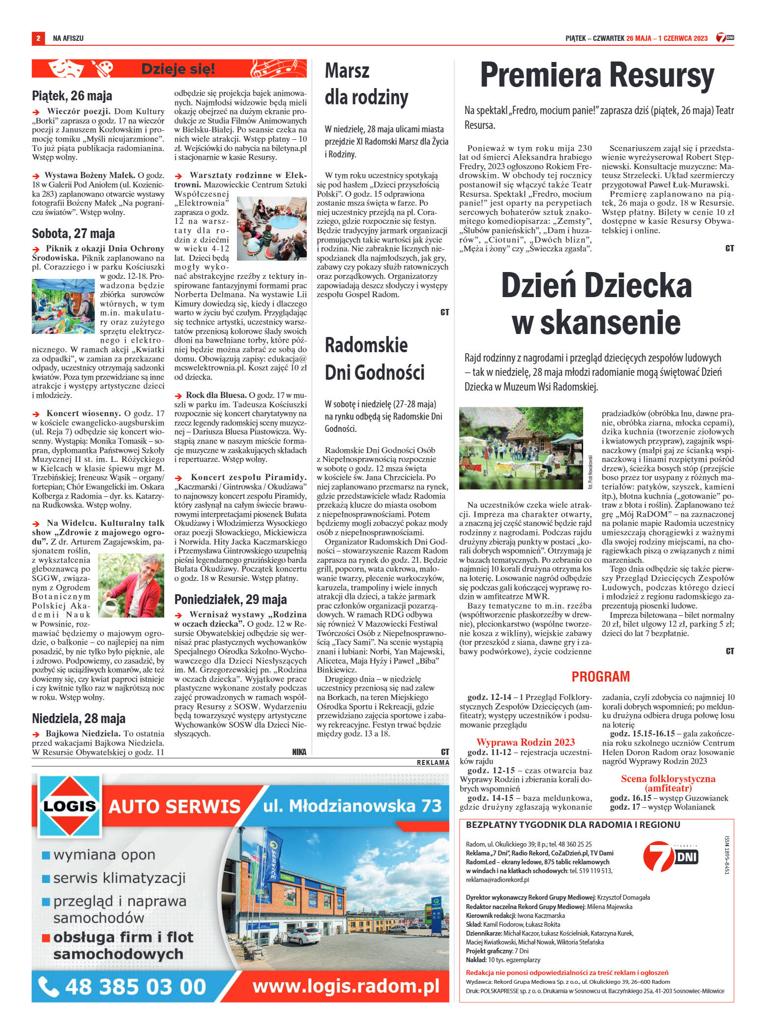 Tygodnik "7 Dni" nr 864 z dn. 26.05.2023 r. - strona 2