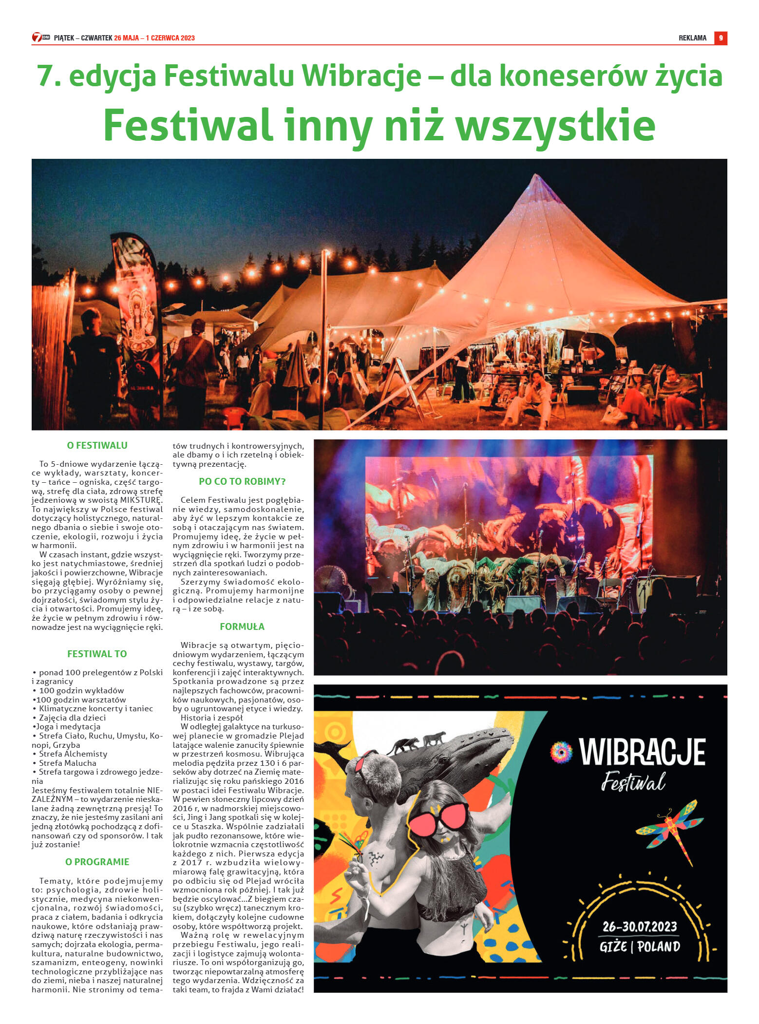 Tygodnik "7 Dni" nr 864 z dn. 26.05.2023 r. - strona 9